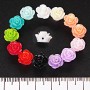 Assorted Rose Beads Set, Through-Hole, 10mm, Pack of 25