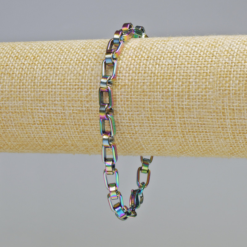 Xuping Bracelet with "Petrol" Plating 18K, thickness 6mm+-, length 22cm+