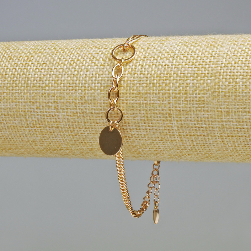 Xuping Bracelet 18K Gold Plating, thickness 3mm+-, length 19-22cm+