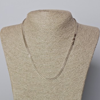 Xuping Rhodium Chain, thickness 3.5mm+/-, length 45cm+
