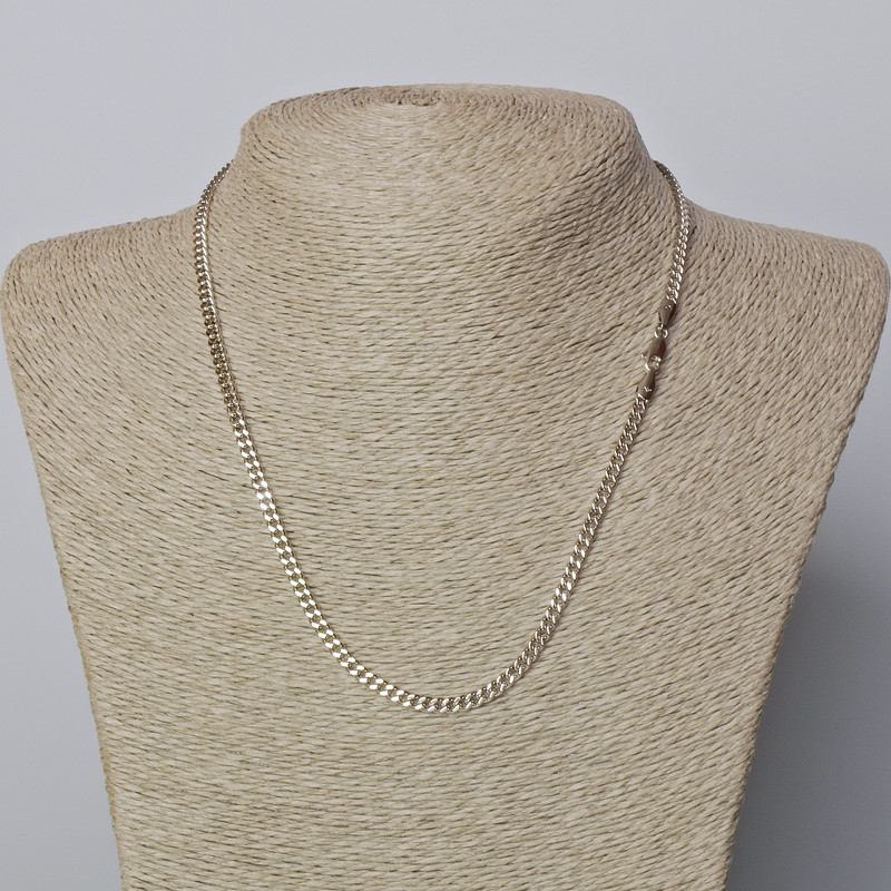 Xuping Rhodium Chain, thickness 3.5mm+/-, length 45cm+