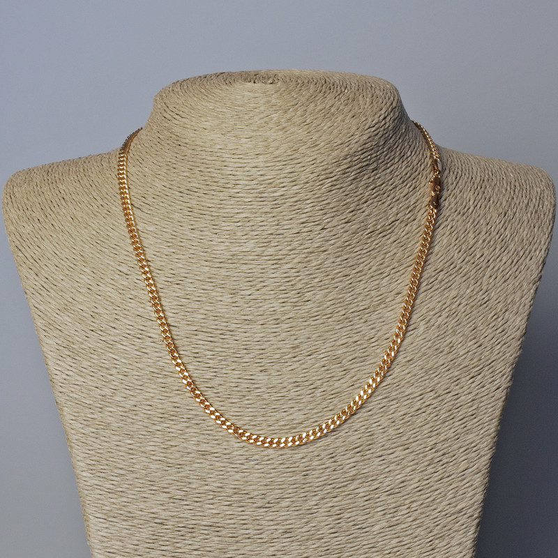 Xuping Chain, 18K Gold Plated, thickness 4.4mm+/-, length 45cm+