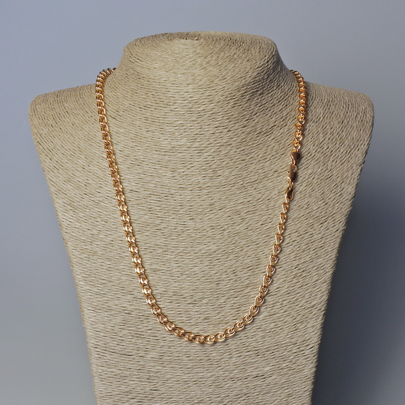 Xuping Chain, 18K Gold Plated, thickness 5.4mm+/-, length 54cm+