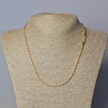 Xuping Chain 18K Gold Plated, thickness 2.5mm+/-, length 45cm+