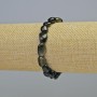 Golden Sheen Obsidian Bracelet, natural stone tumbled beads, diameter 8x10mm+/- (stretch), length 18cm+