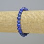 Lapis Lazuli (Artificial) Bracelet Smooth Ball, Diameter 8mm+/- (Stretch), Length 18cm+