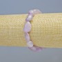 Lavender Amethyst Bracelet, Natural Stone Tumbled Nuggets, Diameter 10x13mm+/- (Stretch), Length 18cm+