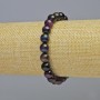 Multicolour Cat's Eye Bracelet, natural stone smooth round beads, diameter 8.5mm+- (stretch), length 18cm+
