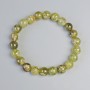 Grossularite Bracelet (Green Garnet) Natural Stone Smooth Beads, 8.5mm±, Stretch, 18cm+
