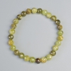 Grosular Bracelet (Green Garnet) Natural Stone Faceted Bead, Ø 6.5mm+, Stretch, 18cm+