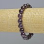 Amethyst Bracelet, Natural Stone Smooth Round Bead, Diameter 10mm+/- (Stretch), Length 18cm+