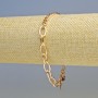 Xuping Bracelet 18K Gold Plated, Thickness 4.5mm, 7mm+-, Length 17-21cm+