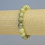Green Opal Bracelet (imitation acrylic), smooth round beads, diameter 10.5mm+/- (stretch), length 18cm+