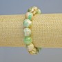Chrysoprase Bracelet (acrylic imitation) smooth beads, diameter 12mm+/- (stretch), length 18cm+