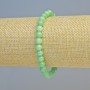 Amazonite Bracelet, natural stone smooth beads, diameter 6mm+/- (stretch), length 18cm+