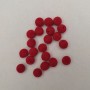 Bead "Red Rowan", Diameter 10mm+-, Pack of 40pcs+
