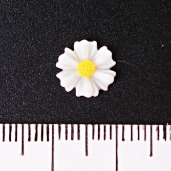 "Daisy" Jewellery Finding, No Hole, 10mm, Pack of 20pcs