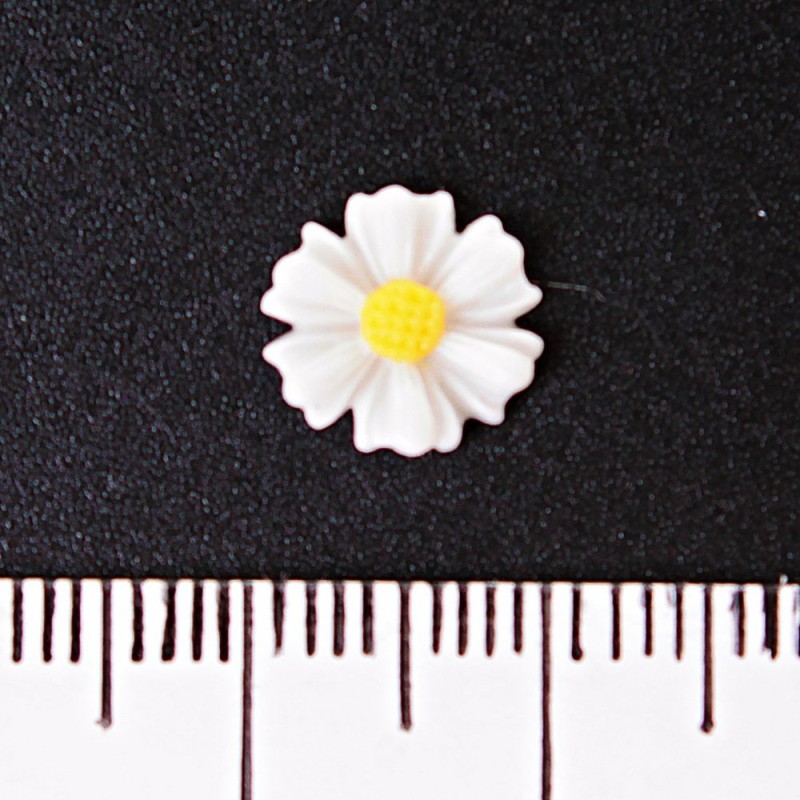 "Daisy" Jewellery Finding, No Hole, 10mm, Pack of 20pcs
