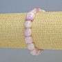 Kunzite Natural Stone Tumbled Bracelet, diameter 10x12mm+/- (stretch), length 18cm+