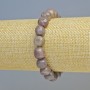 Bracelet Purple Tourmaline natural stone faceted, diameter 10mm± (stretch), length 18cm+