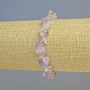Bracelet Lavender Amethyst Natural Stone Chip, Diameter 8x4mm+/- (Stretch), Length 18cm+