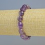 Bracelet Amethyst Natural Stone Tumbled, Diameter 11x12mm+/- (Stretch), Length 18cm+