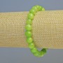Bracelet Onyx (Imitation Acrylic) Smooth Round Bead, Diameter 8.5mm+/- (Stretch), Length 18cm+
