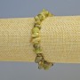 Bracelet Grossular (Green Garnet) Natural Stone Chips, Diameter 8x4mm+/- (Stretch), Length 18cm+