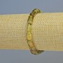 Bracelet Grossular (Green Garnet) Natural Stone Chip Beads, Diameter 7x11mm+- (Stretch), Length 18cm+