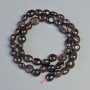 Garnet Beads, Natural Stone, Tumbled, Diameter 8x9mm+/-, Length 39cm+/- on a Strand