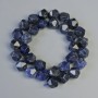 Sodalite Beads, Natural Stone Faceted, Diameter 10.5x12mm+/-, Length 38cm+/- on a Thread