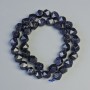 Beads Aventurine Night of Cairo (synthetic) Multifaceted, diameter 8.5×9.5mm ±, thread length 36cm ±