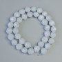 Aquamarine Beads Natural Stone Multifaceted 9x10mm, 37cm+ length on thread