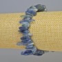 Kyanite Natural Stone "Needle" Chip Bracelet, diameter 18x3mm+/- (stretch), length 18cm+