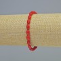Natural Coral Bracelet, Diameter 5x8mm+- (Stretch), Length 18cm+