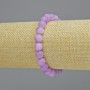 Amethyst Bracelet (imitation acrylic) smooth bead, diameter 8.5mm+- (stretch), length 18cm+