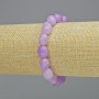 Lavender Amethyst Bracelet, natural stone tumbled, diameter 9x12mm+- (stretch), length 18cm+