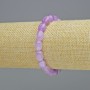 Lavender Amethyst Bracelet, Natural Stone Tumbled, Diameter 7x10.5mm+- (Stretch), Length 18cm+