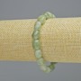 Jadeite Bracelet, Natural Stone Tumbled, Diameter 7x11mm+- (Stretch), Length 18cm+