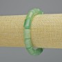 Jade Bracelet, natural stone cylinder, diameter 10x14mm+/- (stretch), length 18cm+