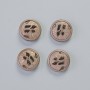 Hematite Bead Matte Bronze Colour, Diameter 12x4.5mm+/- (4 pcs)