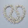 Hematite “Tree” Beads, Matte Silver Colour, Diameter 12.5x4.5mm+/-, Length 41cm+/- on a Thread