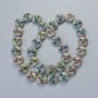 Hematite “Tree” Beads, Matte Chameleon Colour, Diameter 12.5x4.5mm+/-, Length 41cm+/- on a Thread