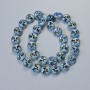 Hematite “Tree” Beads, Matte Chameleon Colour, Diameter 12.5x4.5mm+/-, Length 41cm+/- on a Thread
