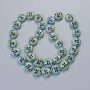 Hematite Beads, Matte Chameleon Colour, Diameter 12x4.5mm+/-, Length 41cm+/- on a Thread