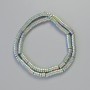 Hematite Rondelle Spacer Beads Rainbow Silver, diameter 5x2mm+/-, length 42cm+/- on a thread