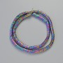 Hematite Rondelle Spacer Beads Multicolour, diameter 5x2mm+/-, length 42cm+/- on a thread