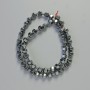 Hematite Dumbbell Beads, black colour, diameter 15x6mm+/-, length 40cm+/- strand