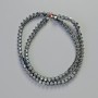 Hematite Star Insert Beads, black colour, diameter 4x4mm+/-, length 41cm+/- strand