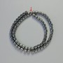 Hematite Cylinder Beads, black colour, diameter 5x5mm+/-, length 42cm+/- strand